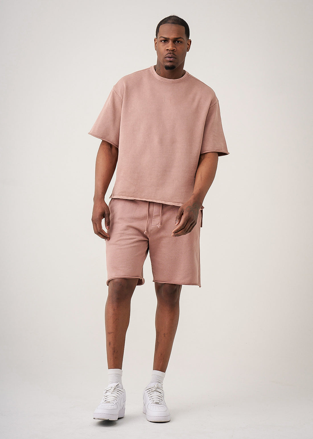 Garment Dyed French Terry short set