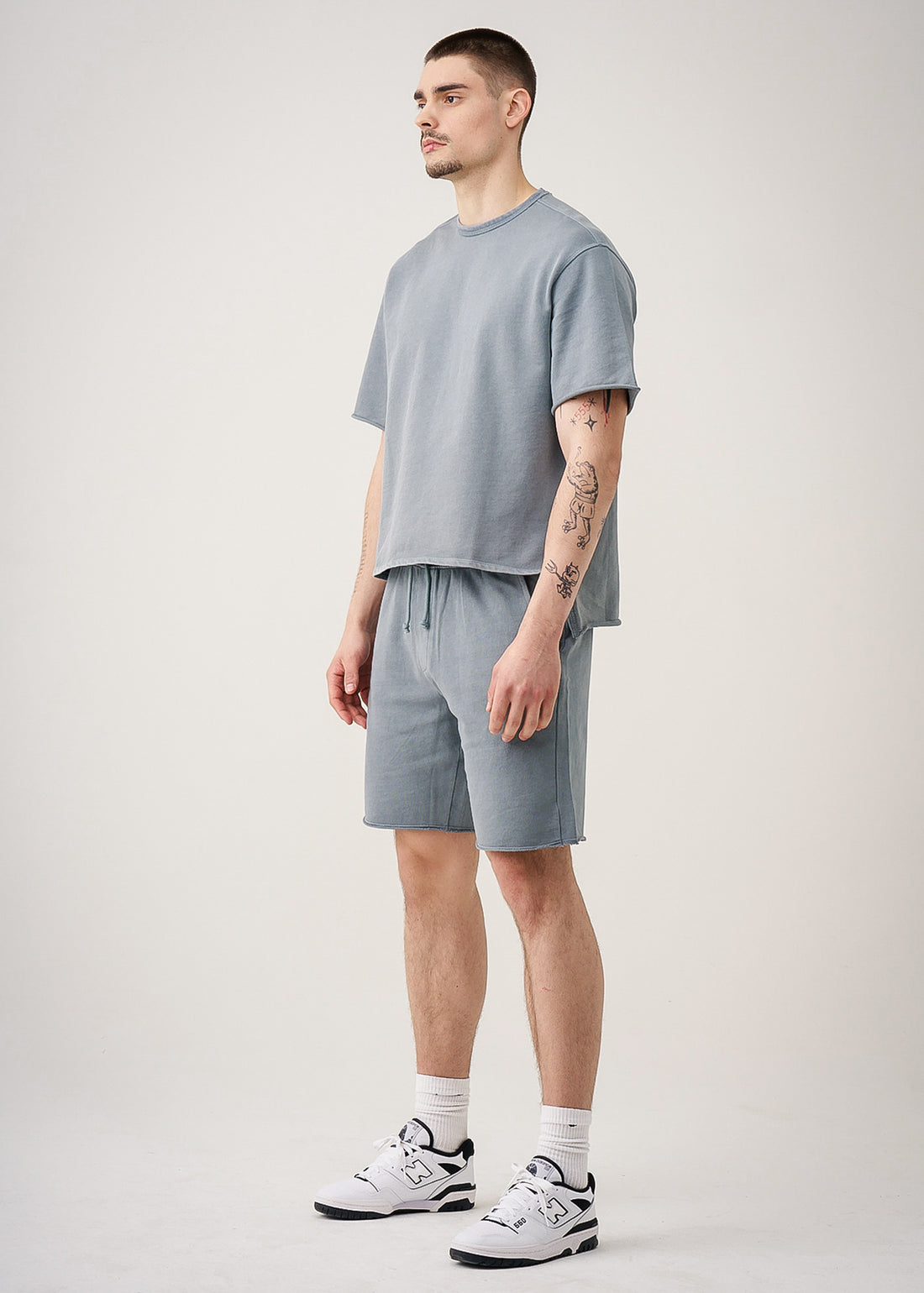 Garment Dyed French Terry short set