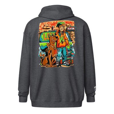 Scobby Doodie Unisex heavy blend zip hoodie