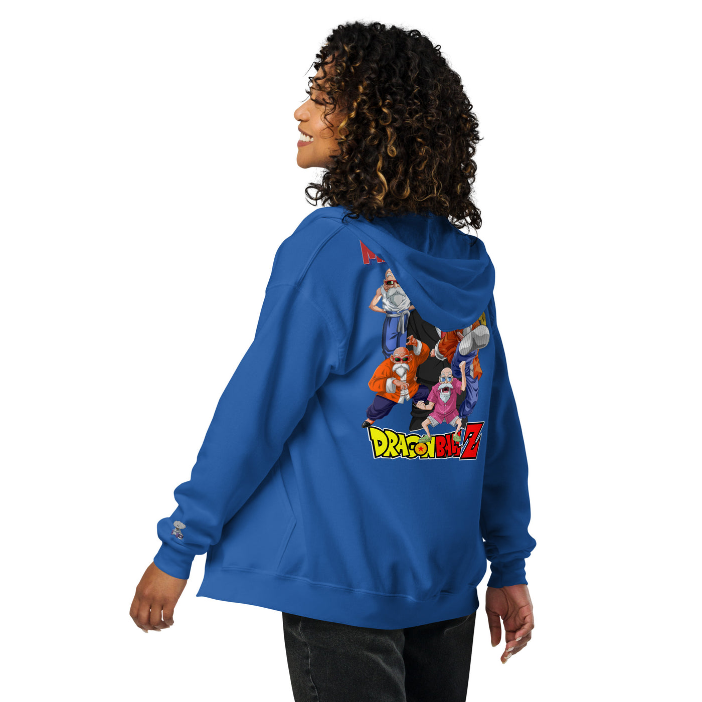 Dbz(Master Roshi)Unisex heavy blend zip hoodie