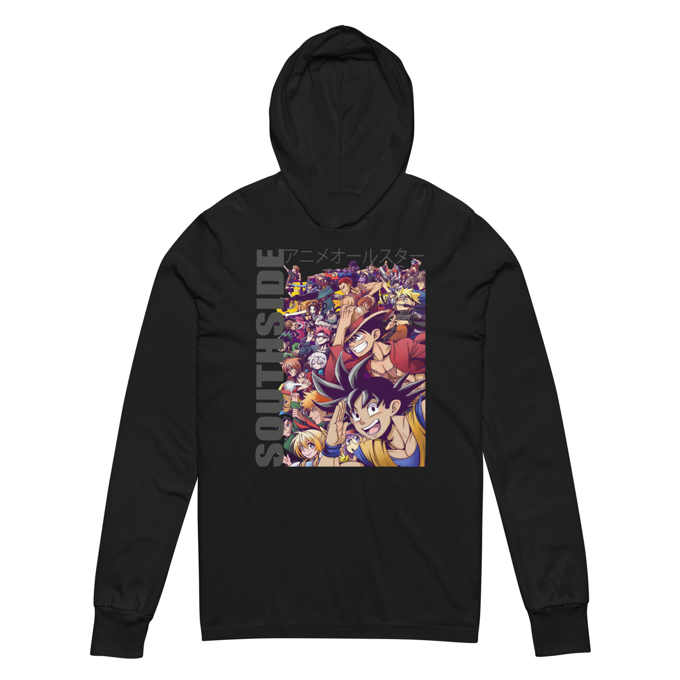 Southside anime Hooded long-sleeve tee