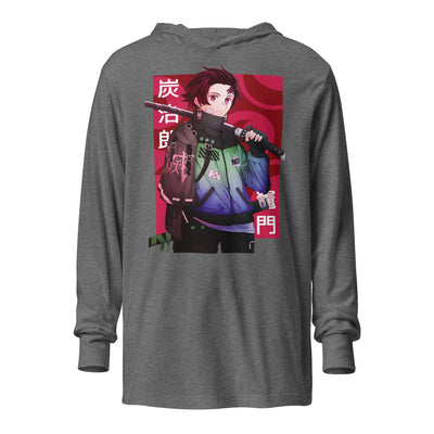 Tanjiro streetwear Hooded long-sleeve tee