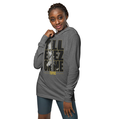 All Eye On Me Hooded long-sleeve tee