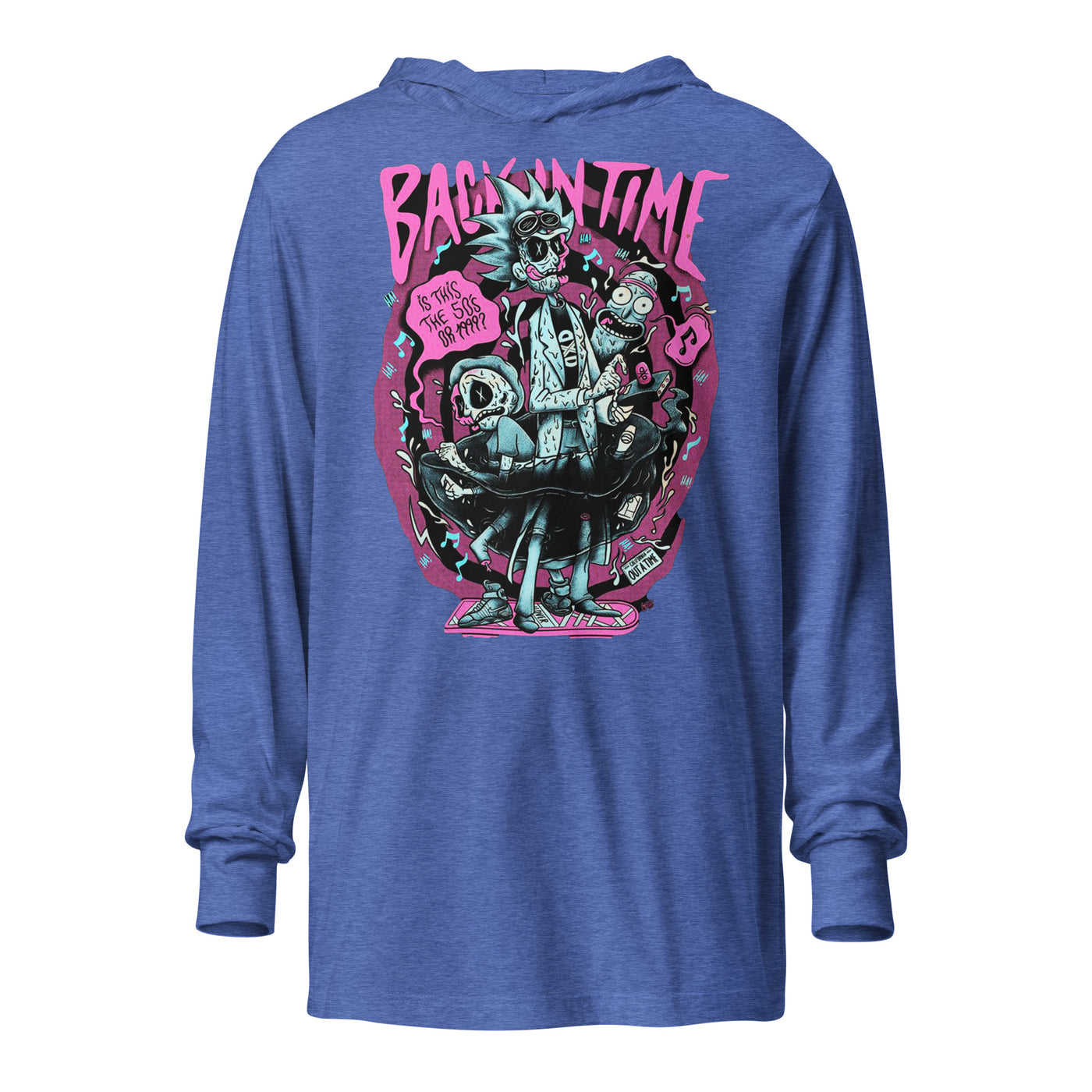 Rick & Morty Hooded long-sleeve tee