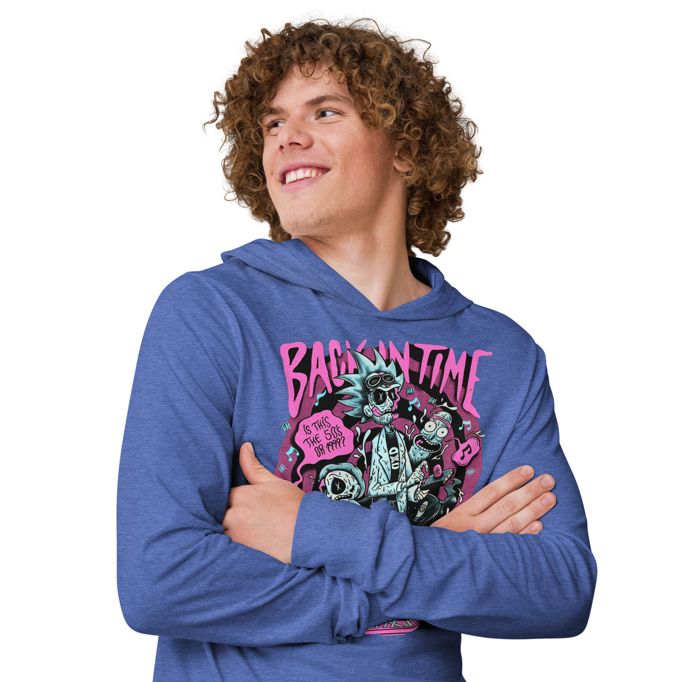 Rick & Morty Hooded long-sleeve tee