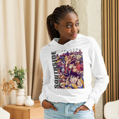 Southside anime Hooded long-sleeve tee