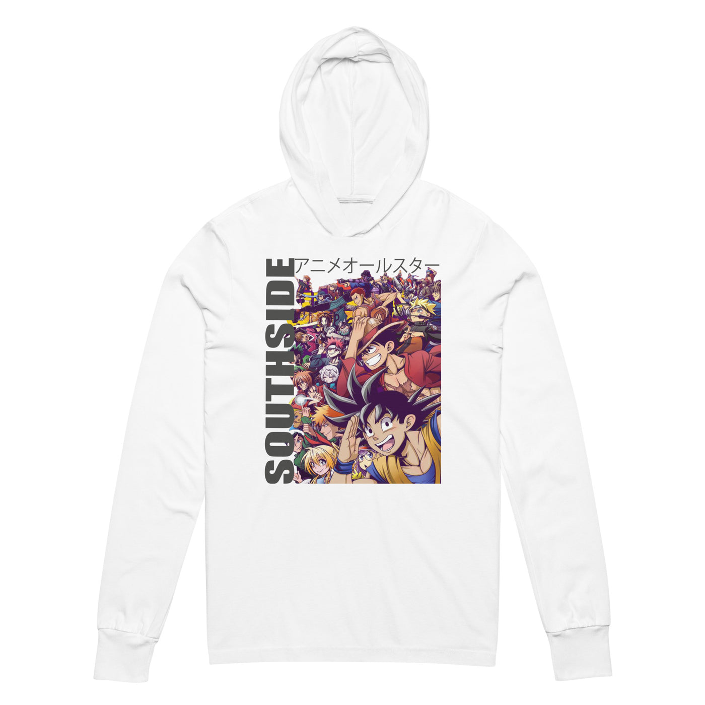 Southside anime Hooded long-sleeve tee