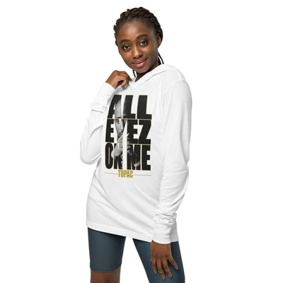 All Eye On Me Hooded long-sleeve tee