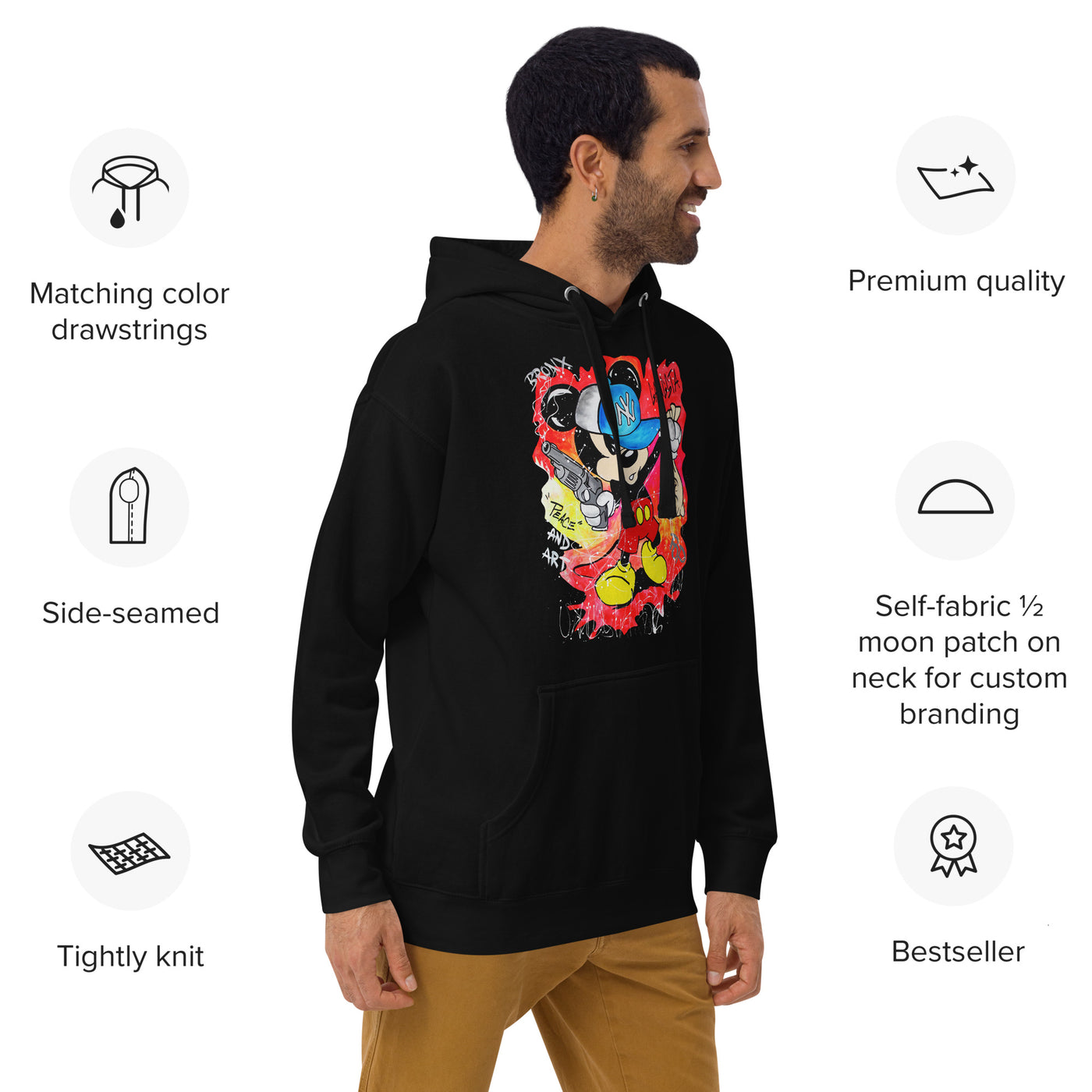 MICKEY(in his bag) Unisex Hoodie