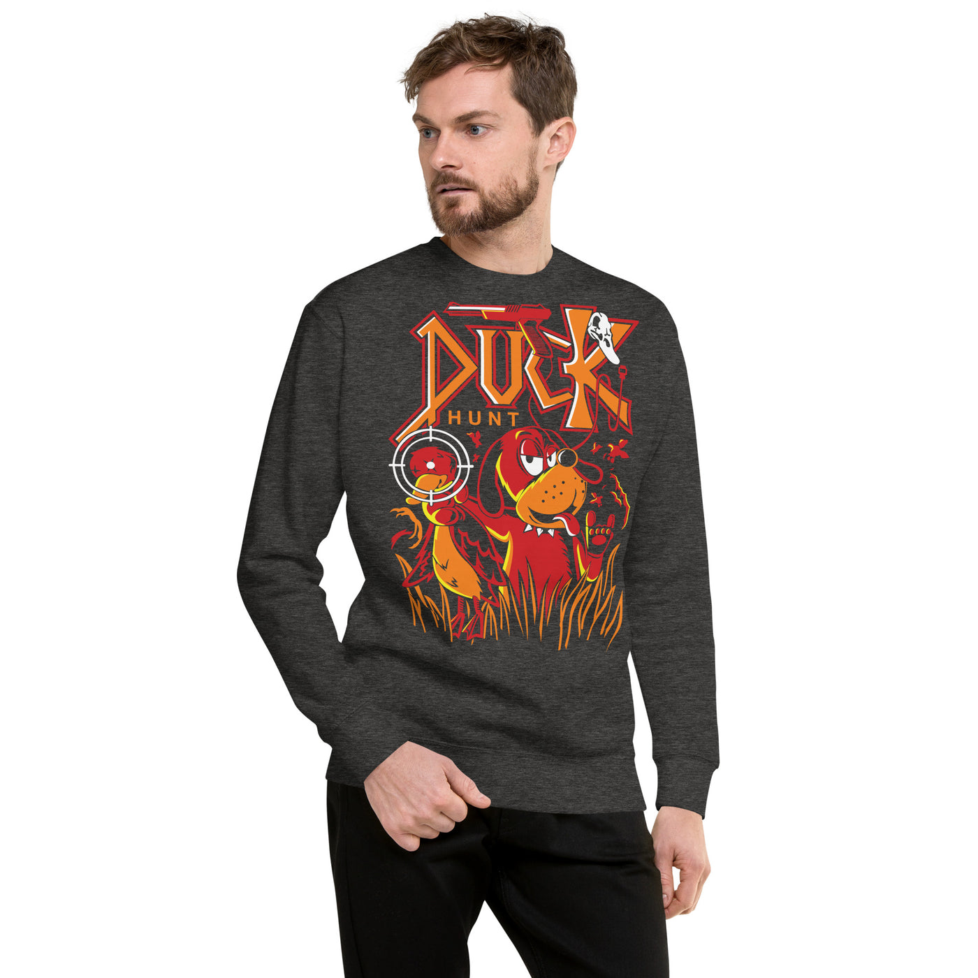 Duck Hunt Unisex Premium Sweatshirt