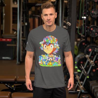 Ash Pokémon collage Unisex t-shirt