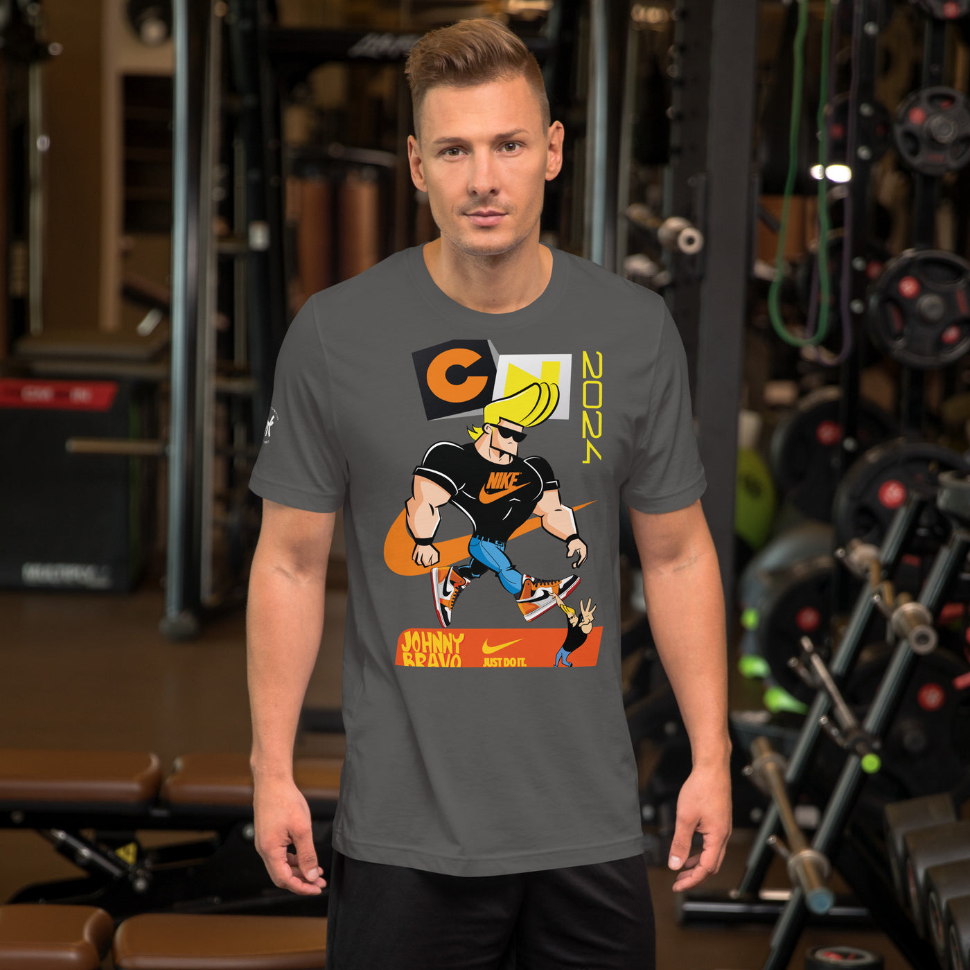 Johnny Bravo Unisex t-shirt