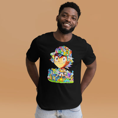 Ash Pokémon collage Unisex t-shirt