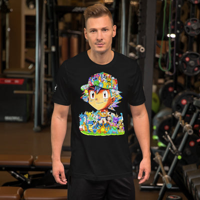 Ash Pokémon collage Unisex t-shirt