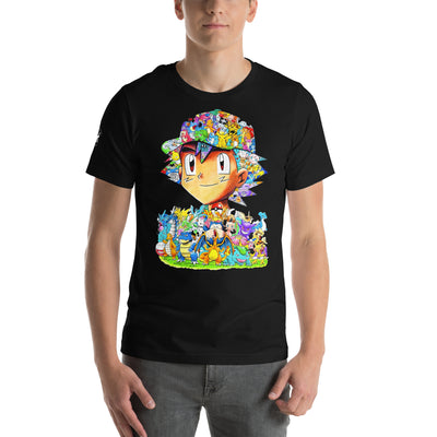 Ash Pokémon collage Unisex t-shirt