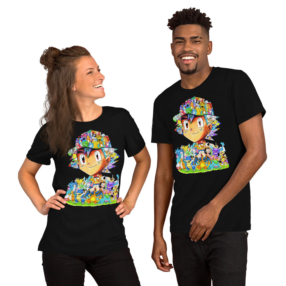 Ash Pokémon collage Unisex t-shirt