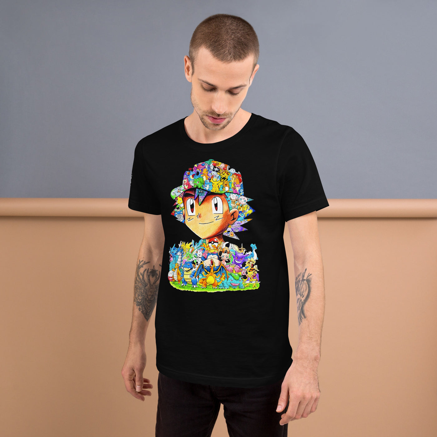 Ash Pokémon collage Unisex t-shirt