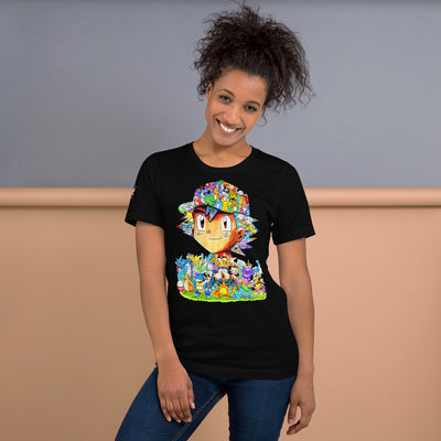 Ash Pokémon collage Unisex t-shirt