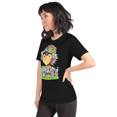 Ash Pokémon collage Unisex t-shirt