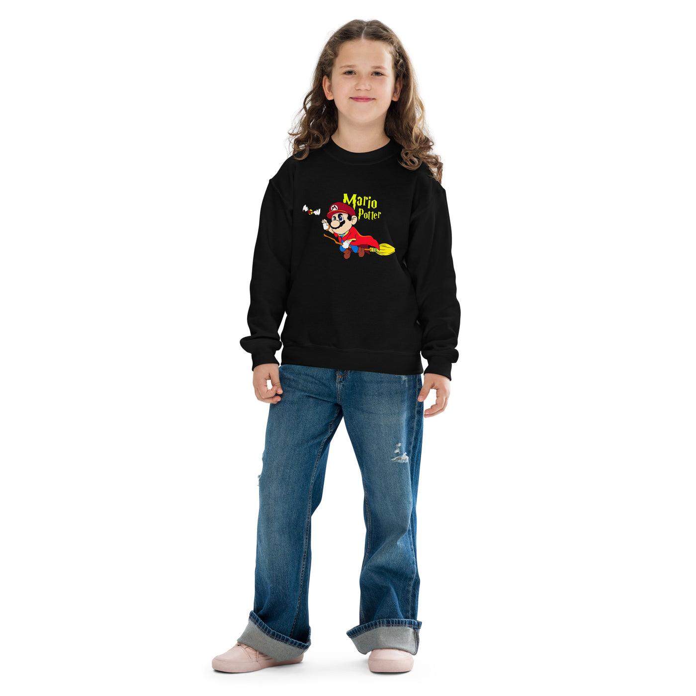 Mario Potter Youth crewneck sweatshirt