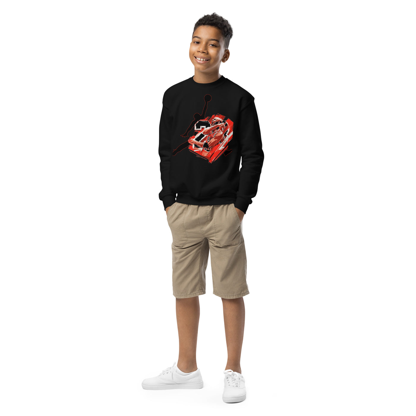 Mj 23 Youth crewneck sweatshirt