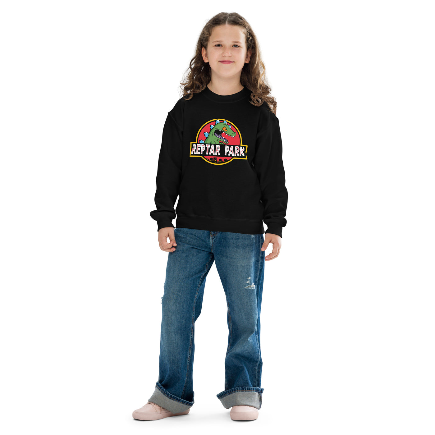 Reptar Park Youth crewneck sweatshirt