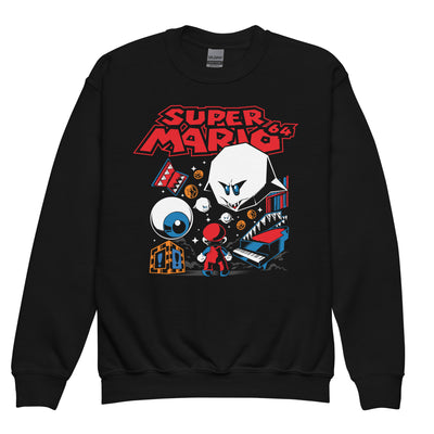 Mario 64  Youth crewneck sweatshirt