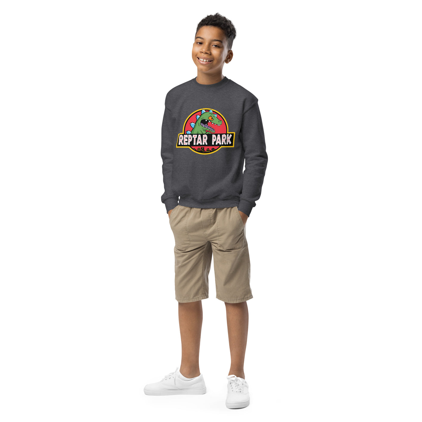 Reptar Park Youth crewneck sweatshirt