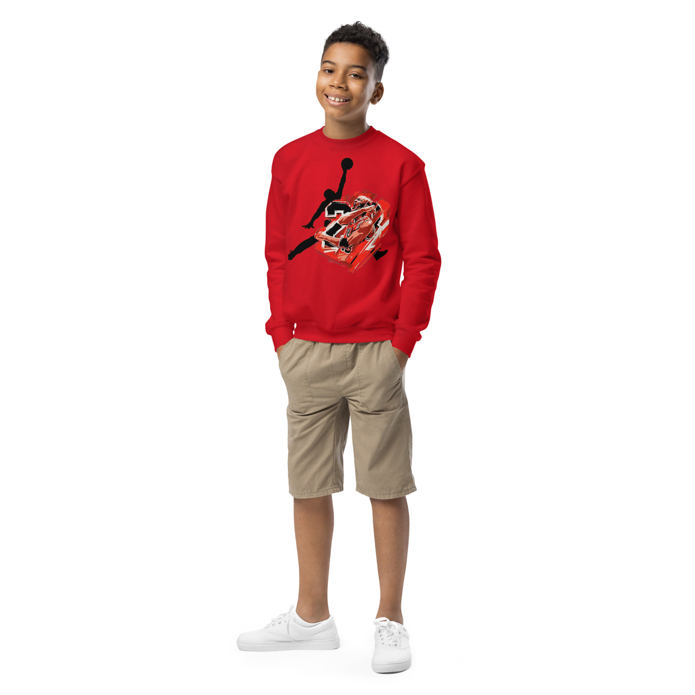 Mj 23 Youth crewneck sweatshirt