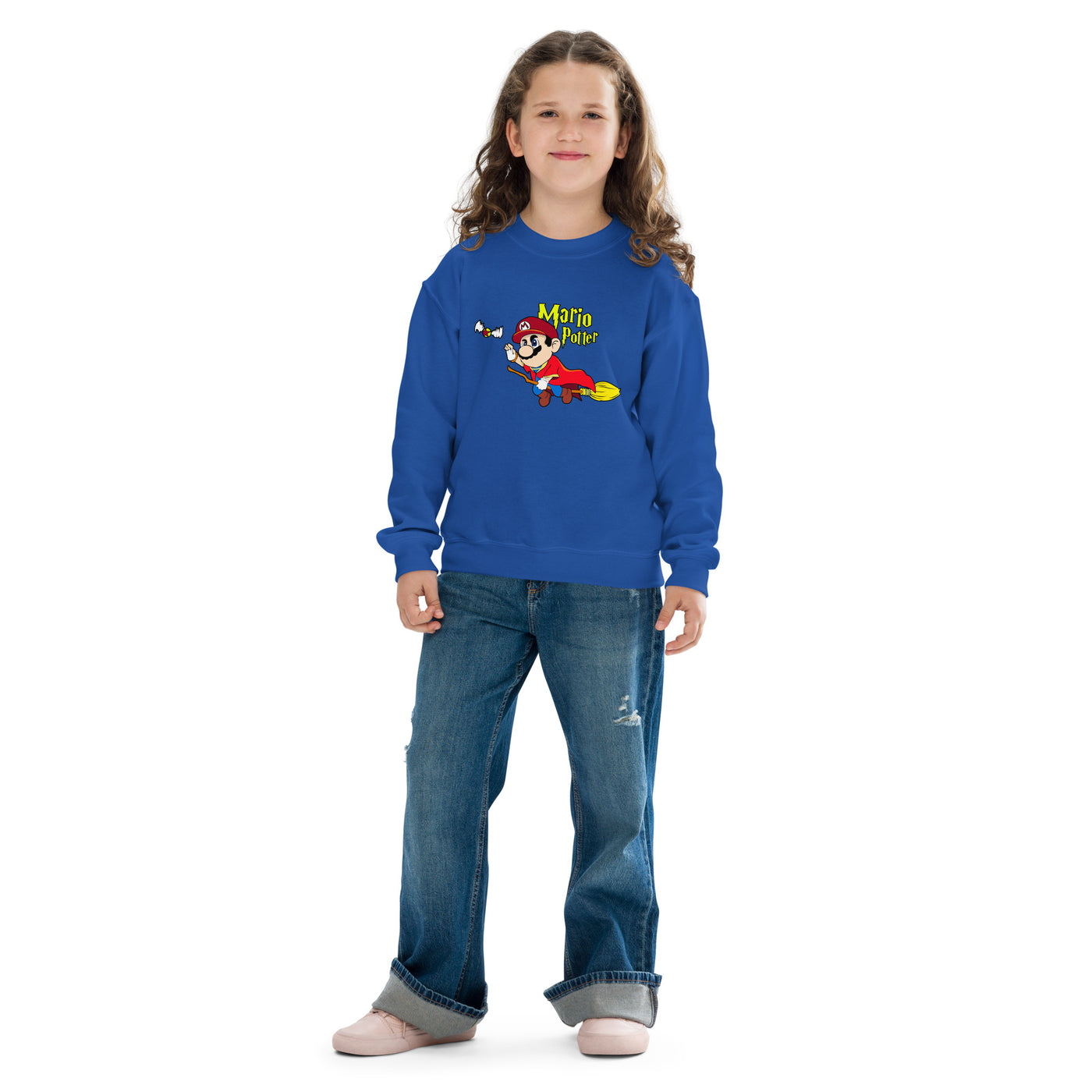 Mario Potter Youth crewneck sweatshirt