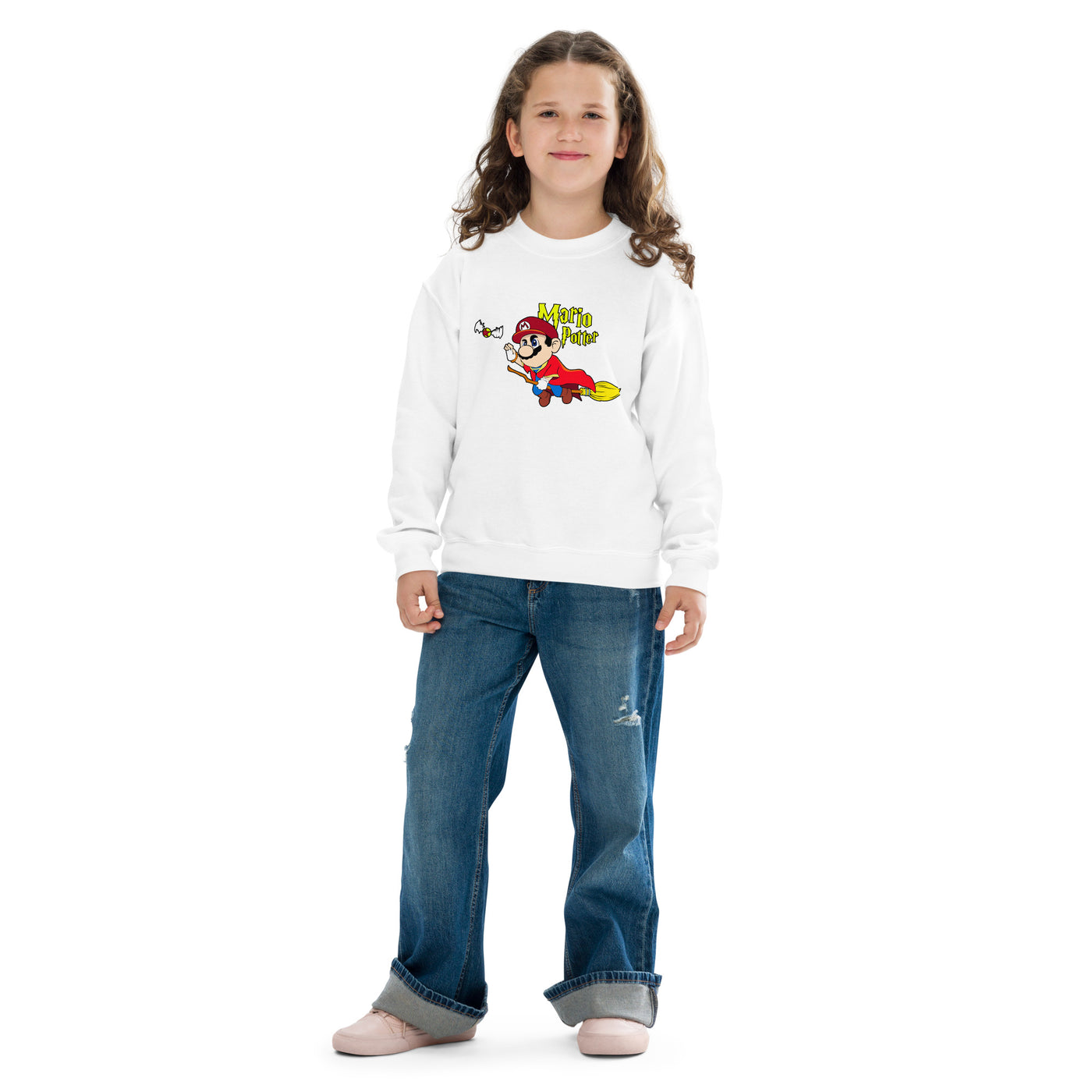 Mario Potter Youth crewneck sweatshirt