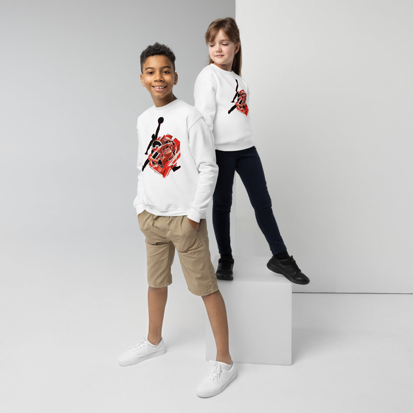 Mj 23 Youth crewneck sweatshirt