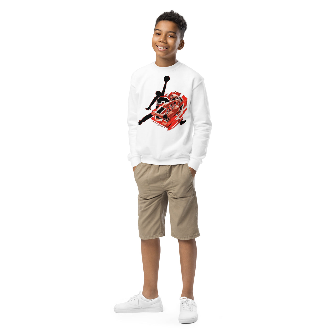 Mj 23 Youth crewneck sweatshirt