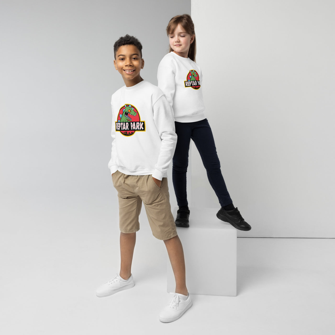 Reptar Park Youth crewneck sweatshirt