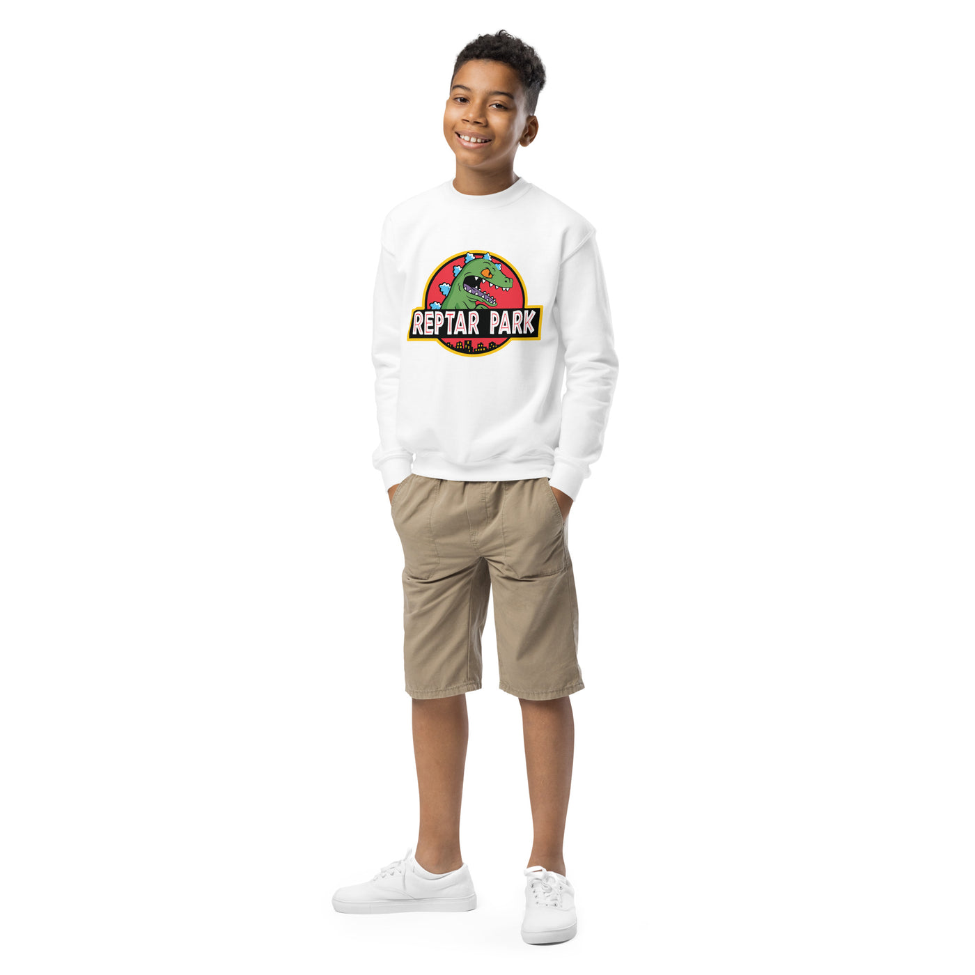 Reptar Park Youth crewneck sweatshirt