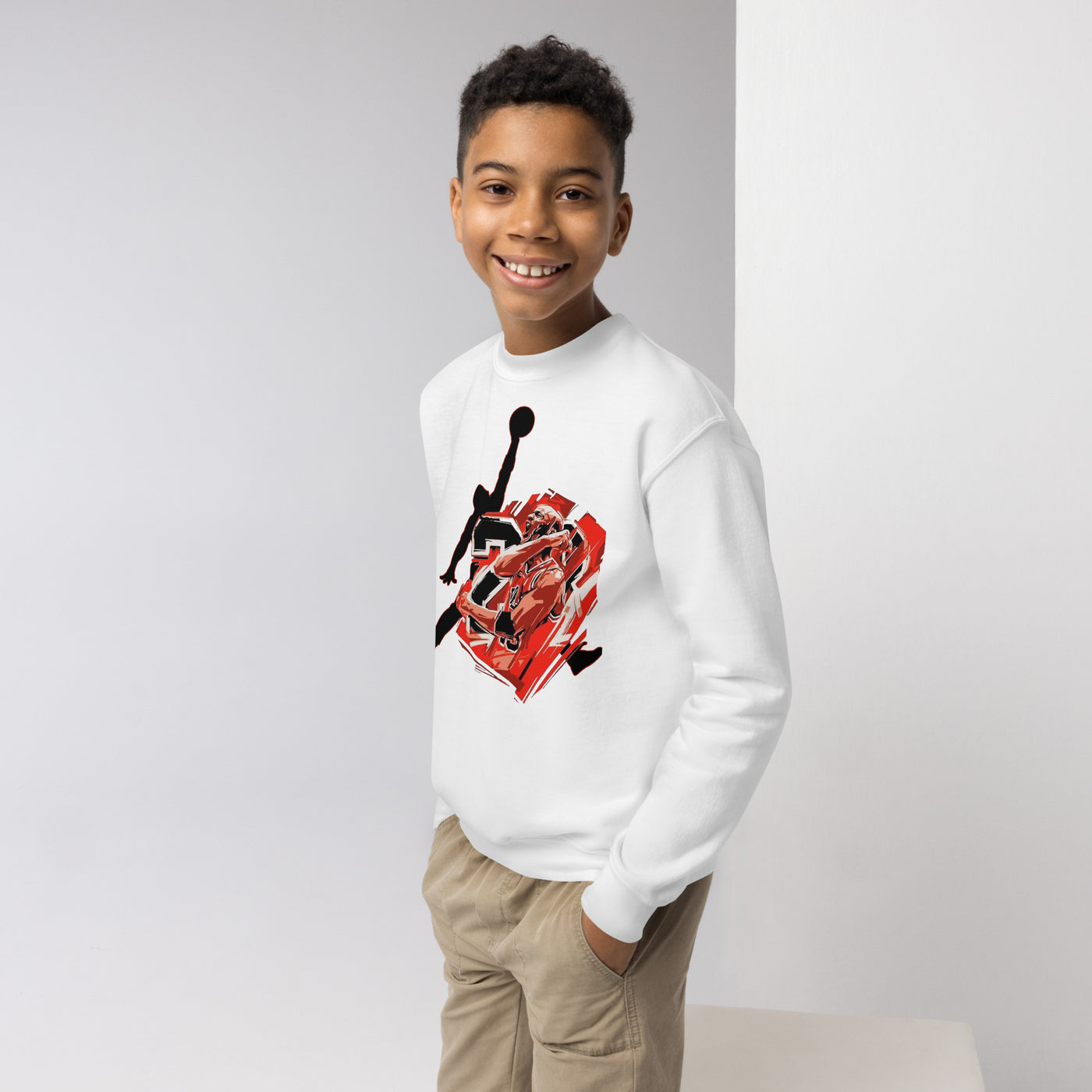 Mj 23 Youth crewneck sweatshirt