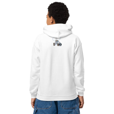 Super mario wall art Youth heavy blend hoodie