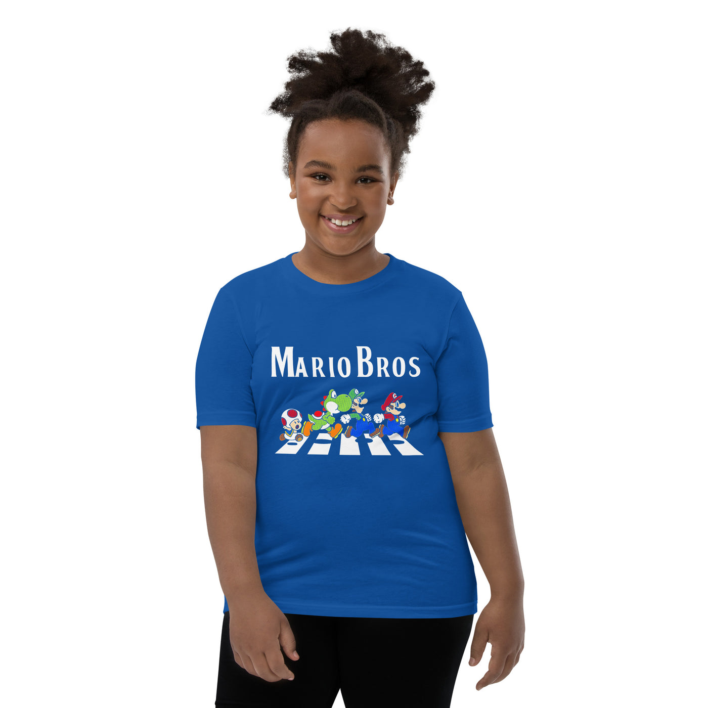 Mario Bros Beatles walk Youth T-Shirt