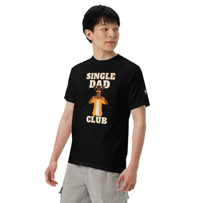 Single Dad Club Men’s garment-dyed heavyweight t-shirt