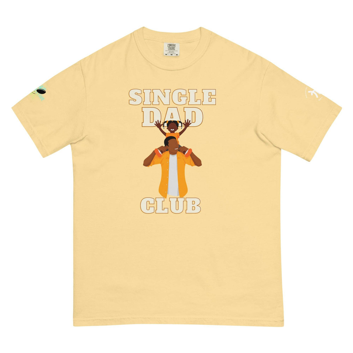 Single Dad Club Men’s garment-dyed heavyweight t-shirt