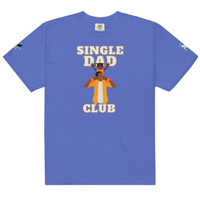 Single Dad Club Men’s garment-dyed heavyweight t-shirt