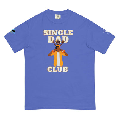 Single Dad Club Men’s garment-dyed heavyweight t-shirt